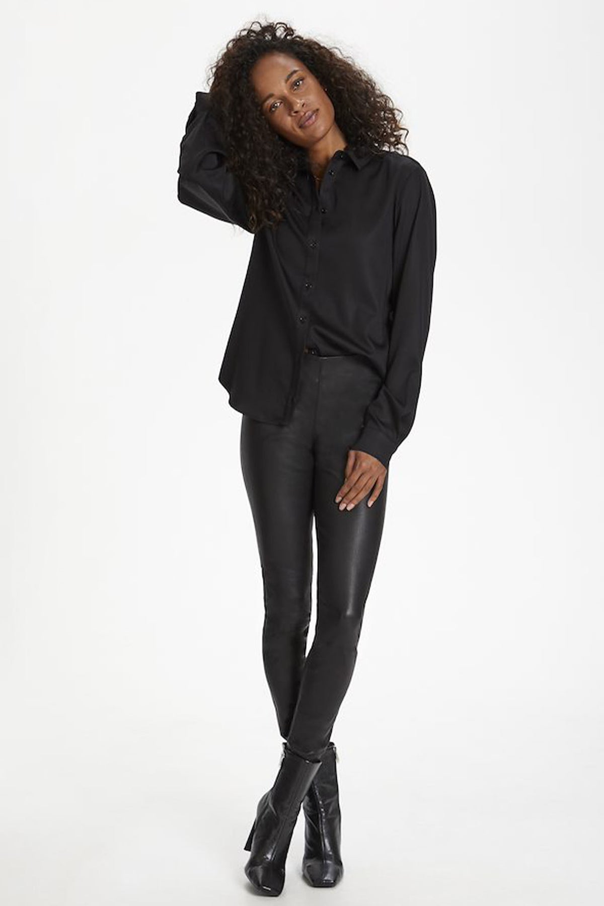 MemeKB Leather Pants Meteorite Black - 10102014