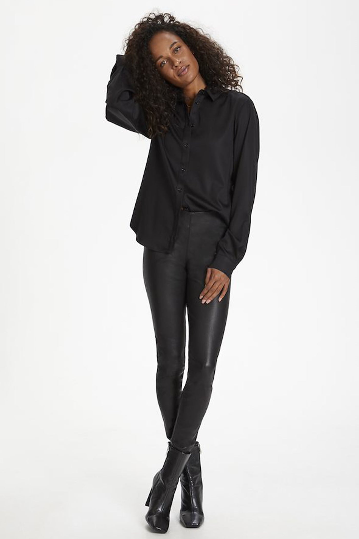 MemeKB Leather Pants Meteorite Black - 10102014