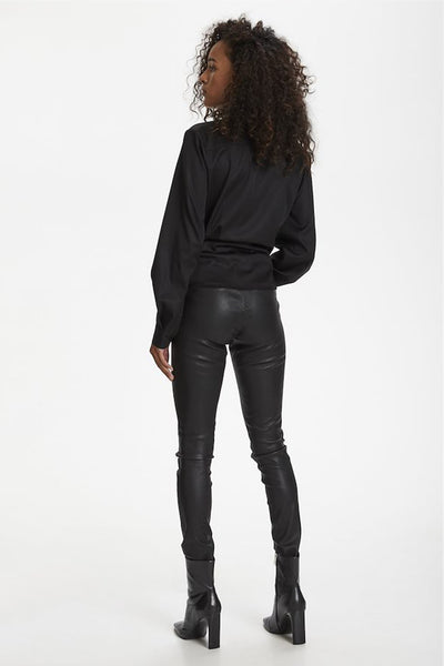 MemeKB Leather Pants Meteorite Black - 10102014 Thumbnail
