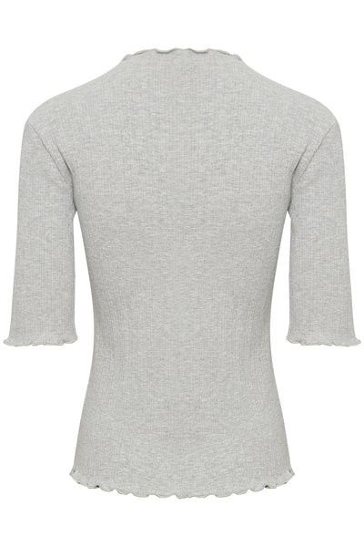 CandaceKB SS Tee Opal Gray Melange - 10103315 Thumbnail