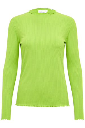 CandaceKB LS Tee Bright Lime Green - 10103316