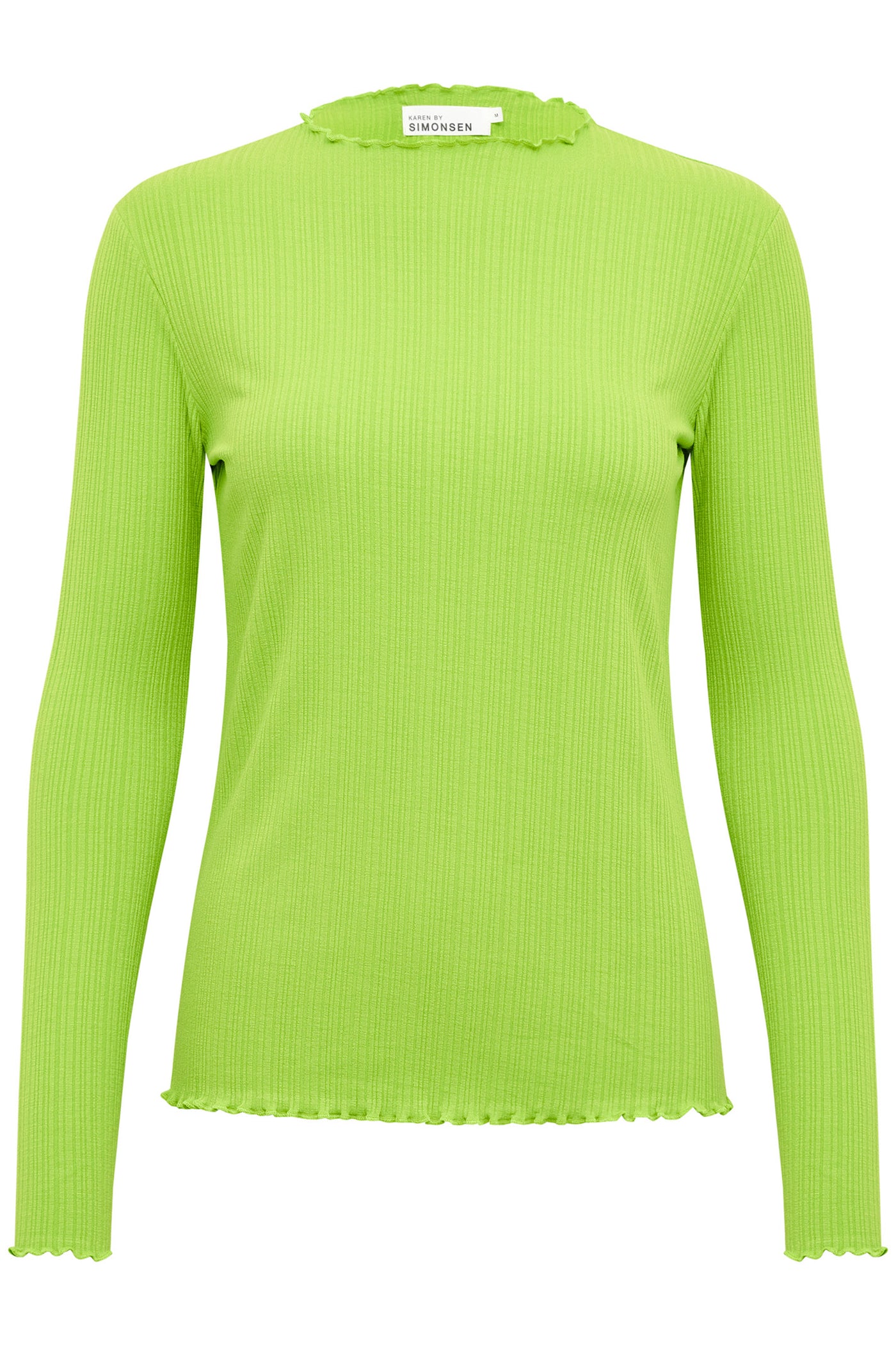 CandaceKB LS Tee Bright Lime Green - 10103316