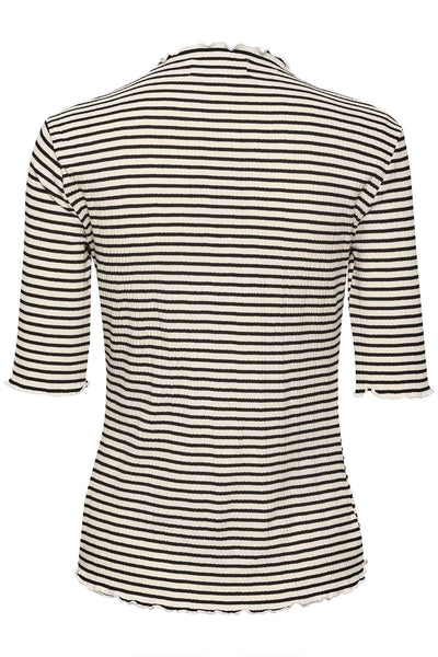 CandaceKB Stripe SS Egret/Meteorite Stripe - 10103631 Thumbnail