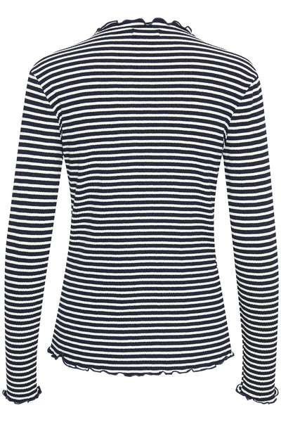 CandaceKB Stripe LS Night Sky/Egret Stripe - 10103632 Thumbnail