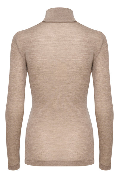 FangIW Rollneck Oatmeal Melange - 30106097 Thumbnail