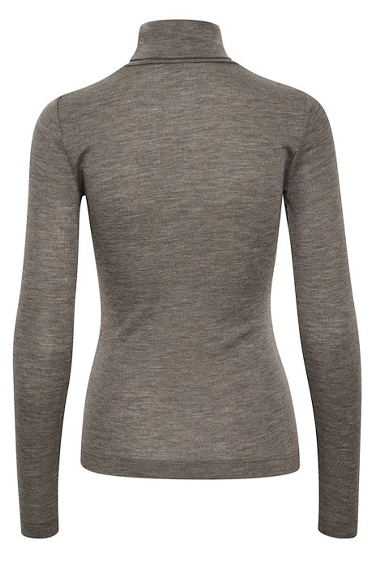 FangIW Rollneck Brown Melange - 30106097