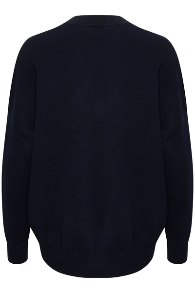 FosterIW V-neck Marine Blue - 30106899 Thumbnail