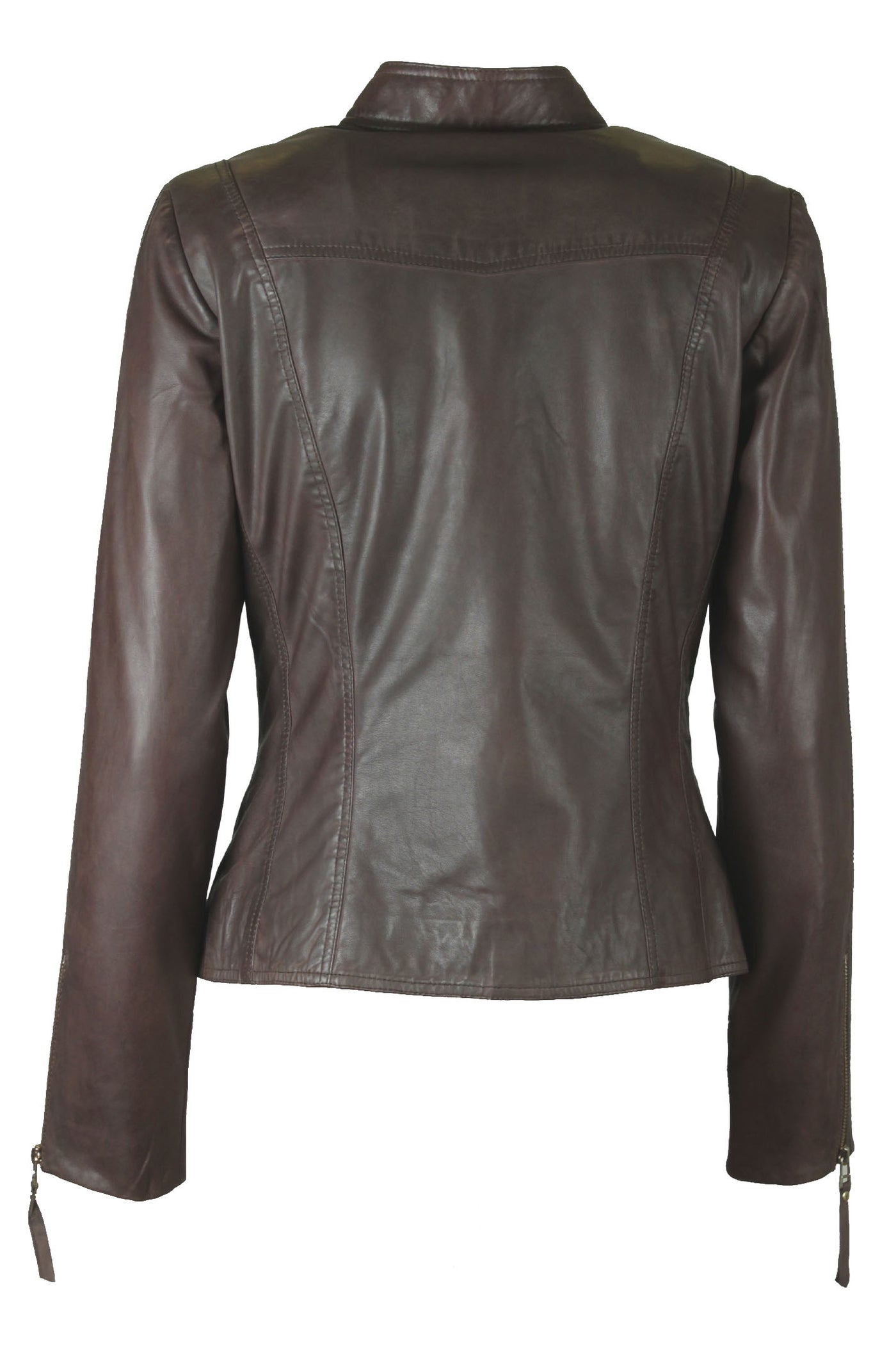 Biker Jacket Almond Brown - 10245