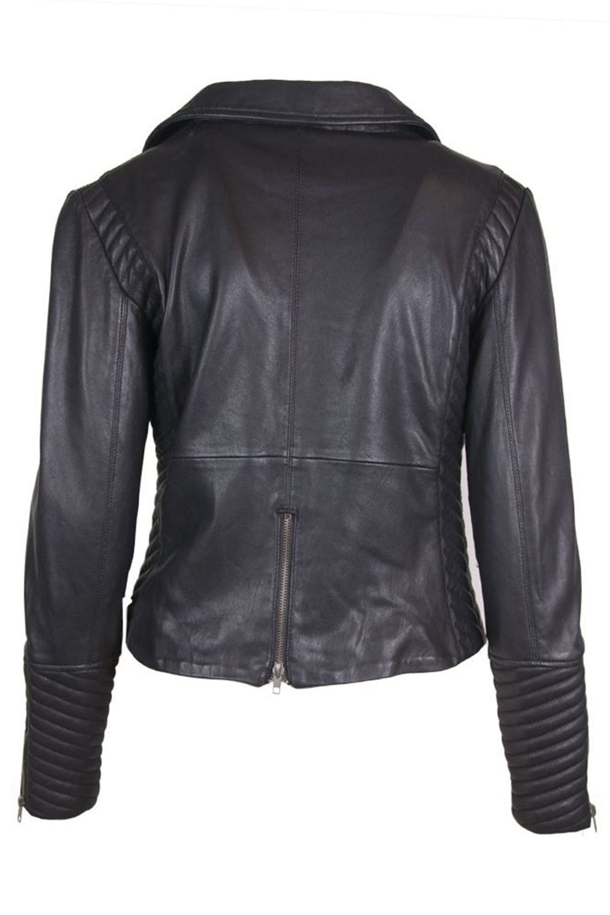 Biker with heavy zips Black - 10634H