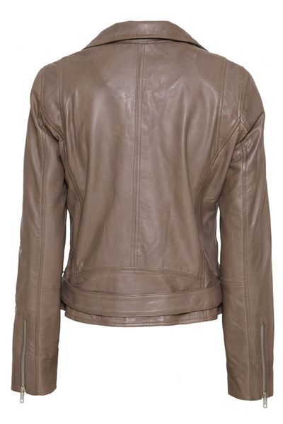 Biker Jacket Stone w. Silver acc. - 11030 Thumbnail