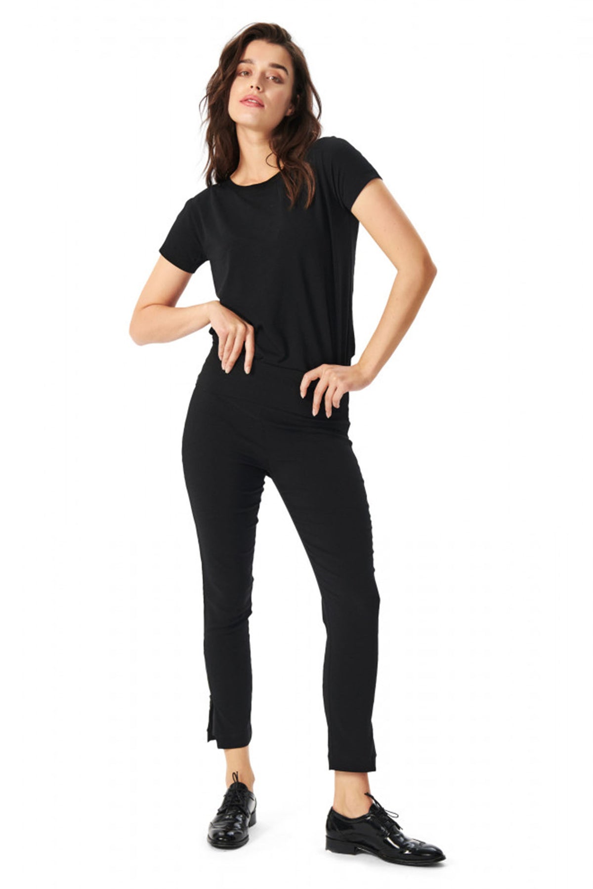 Magic stretch bukser m/ lynlÃ¥ Black - 9-0291-0116