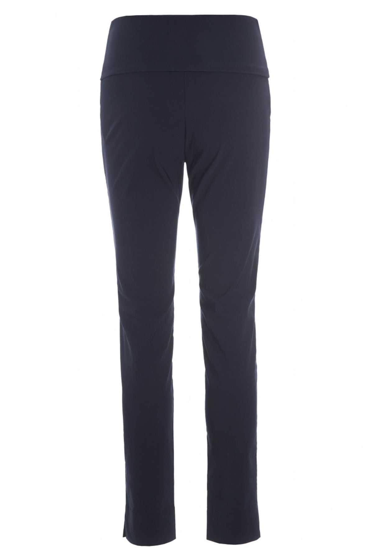 Magic stretch bukser med slids INDIGO - 9-0291-0119