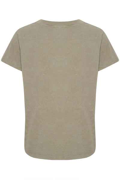 HanneMW Tee Dusty Olive - 10704000 Thumbnail