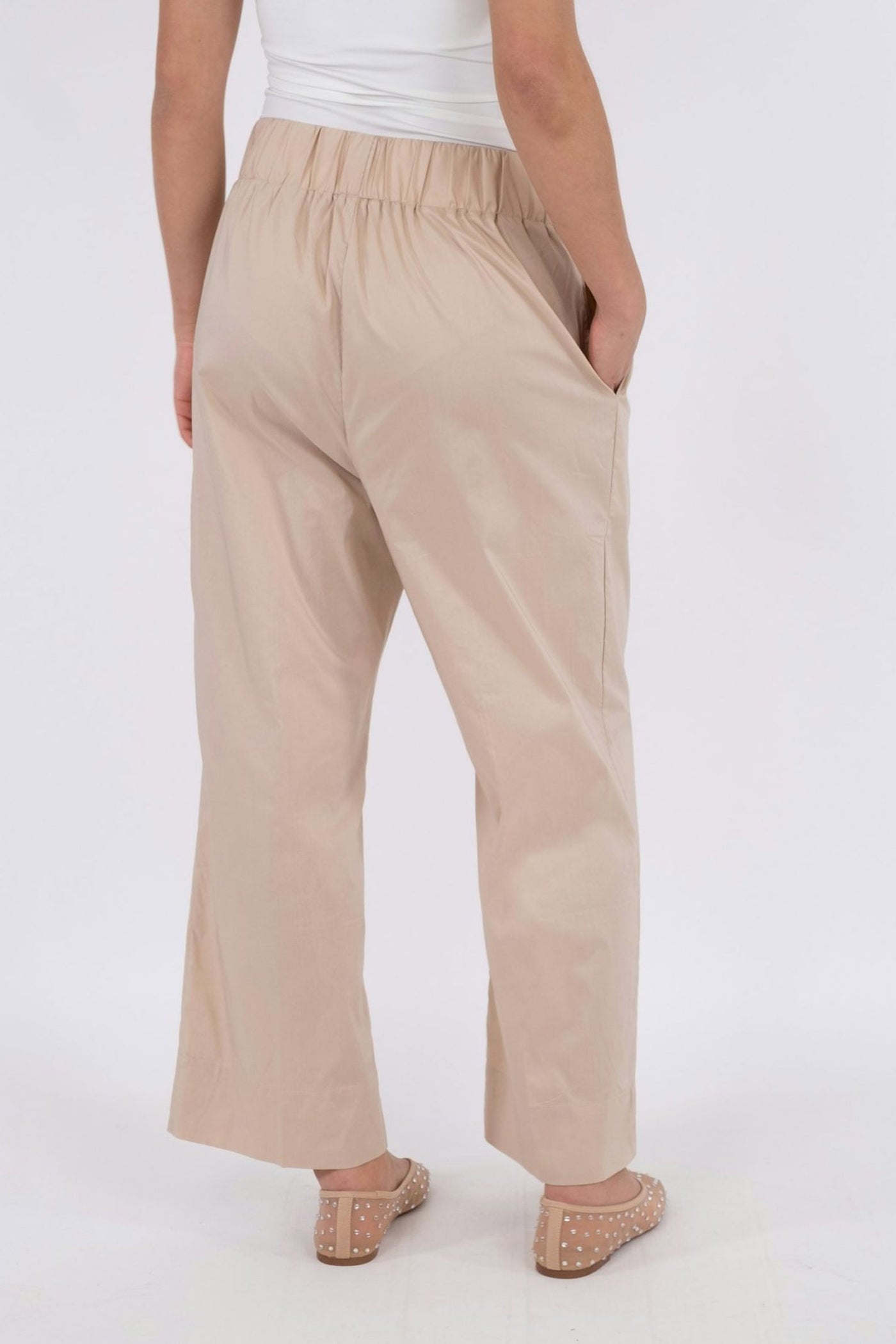 Yana Poplin Dark Sand - 157270