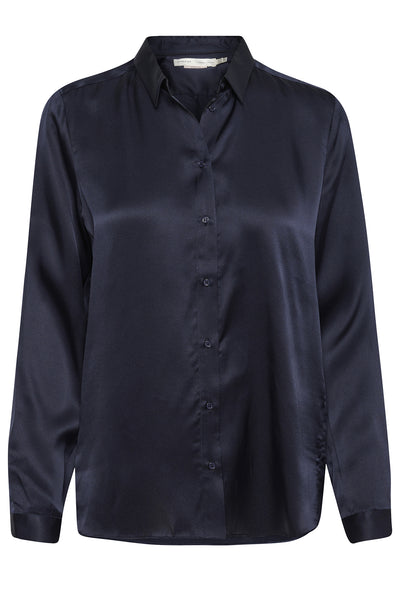 Leonore Shirt Premium Marine Blue - 30104237 Thumbnail