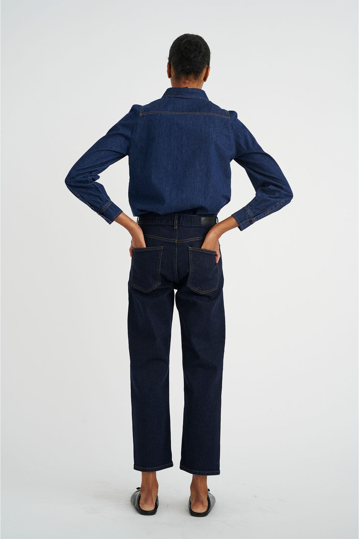 KatelinIW Janice Straight Jean Blue Denim - 30107554