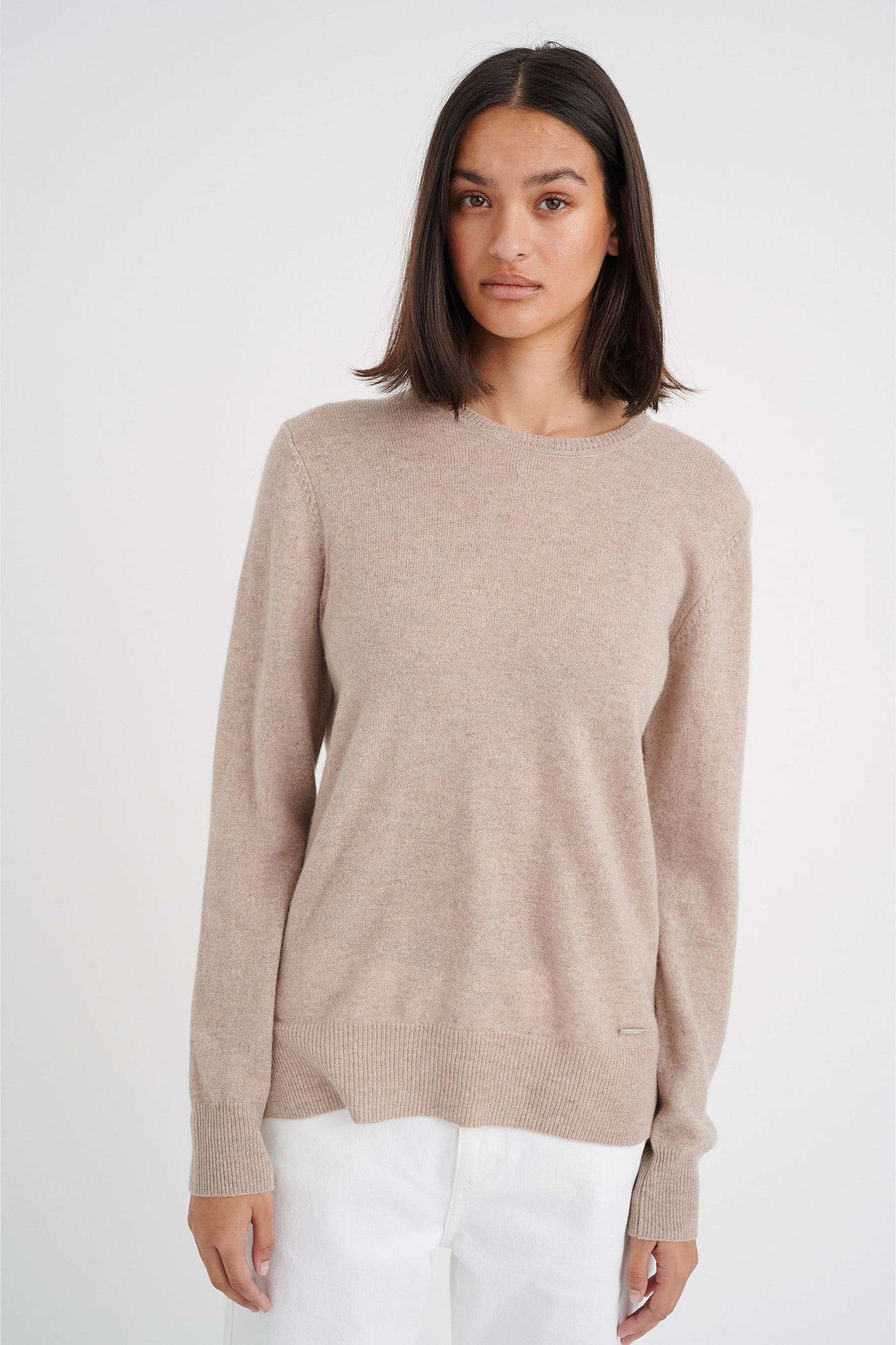LukkaIW Crew-neck Pullover BEIGE MELANGE - 30107629
