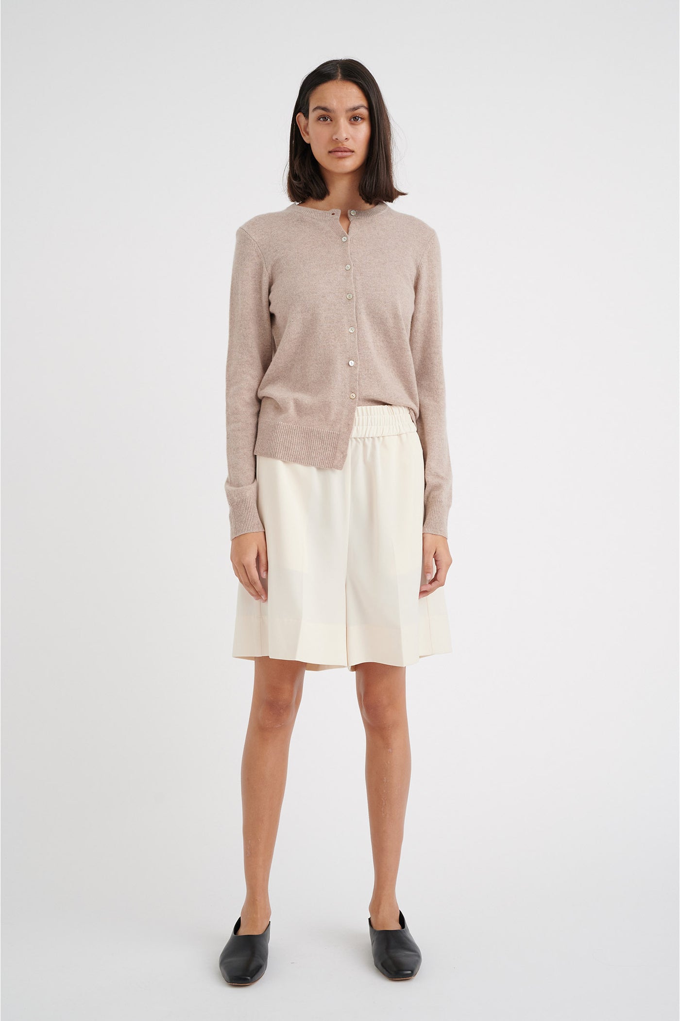 LukkaIW Cardigan BEIGE MELANGE - 30107630