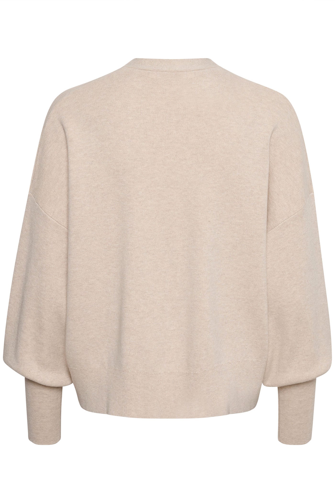 TenleyIW Ino-shape Cardigan Simply Taupe Melange - 30107825