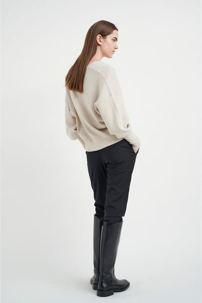 TenleyIW Ino-shape Cardigan Simply Taupe Melange - 30107825 Thumbnail