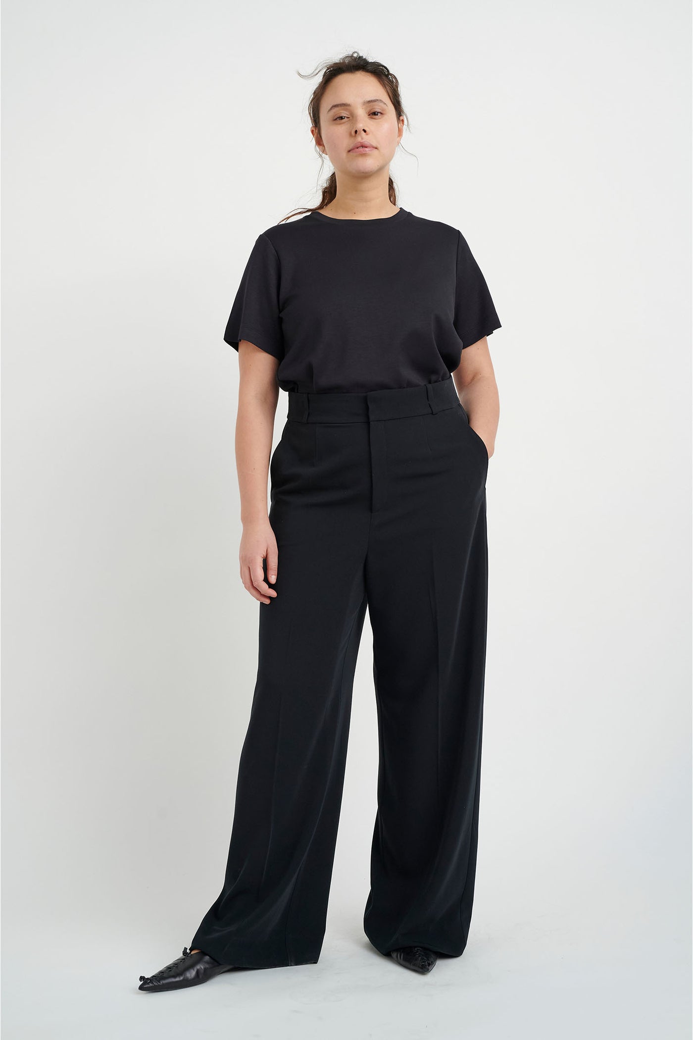 AdianIW Vox Wide Pant Black - 30107826
