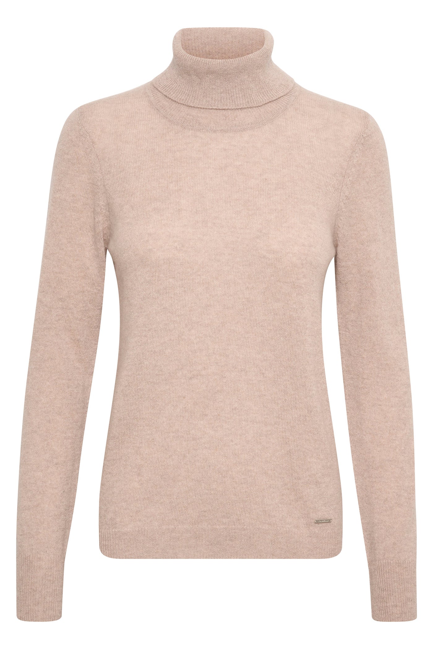 LukkaIW Rollneck Pullover BEIGE MELANGE - 30108211