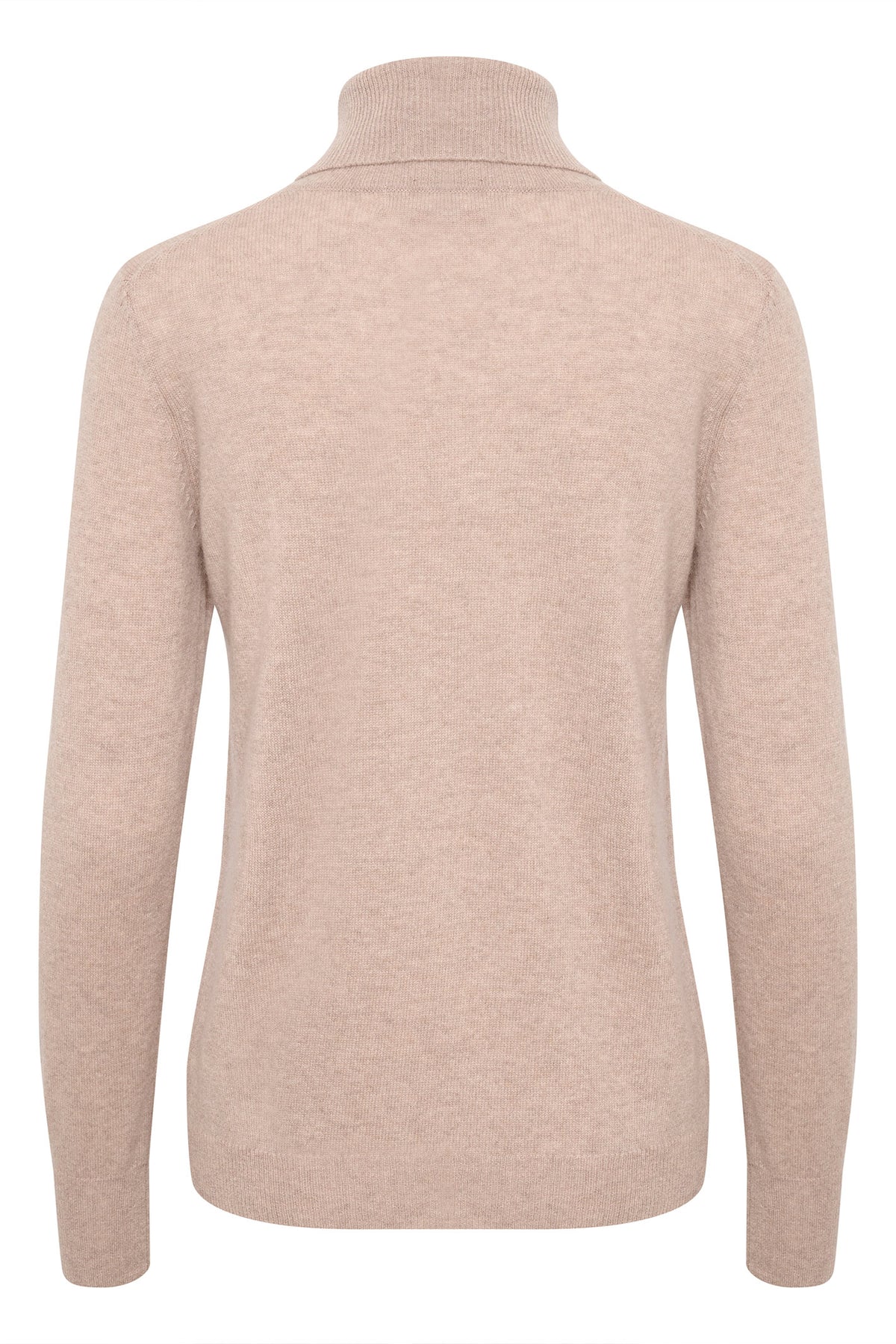 LukkaIW Rollneck Pullover BEIGE MELANGE - 30108211
