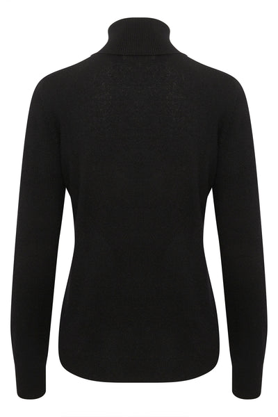LukkaIW Rollneck Pullover Black - 30108211 Thumbnail