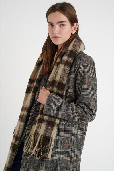 CumoIW Scarf Neutral Check - 30107394 Thumbnail