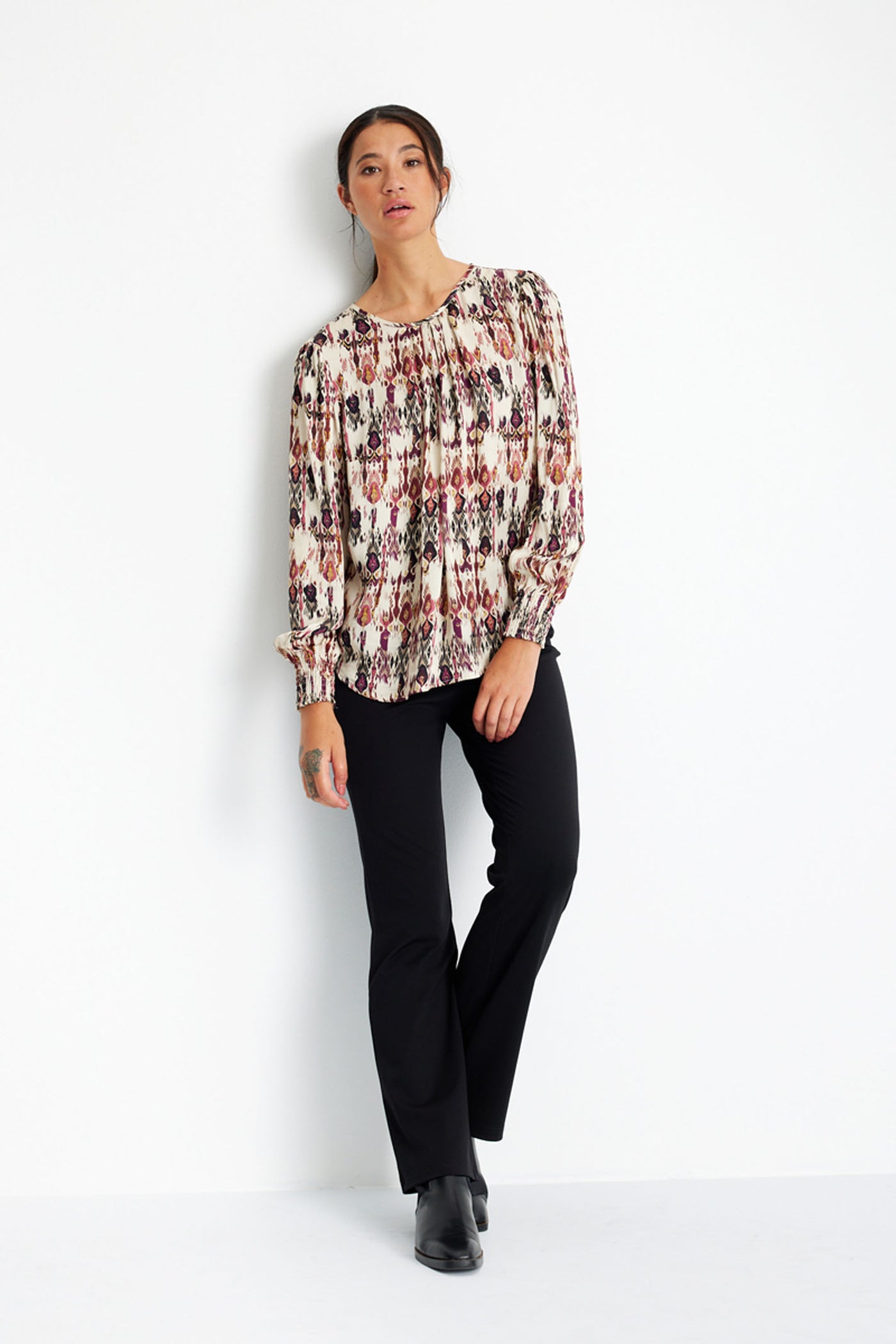 Haily Boot cut pants SORT - 15355