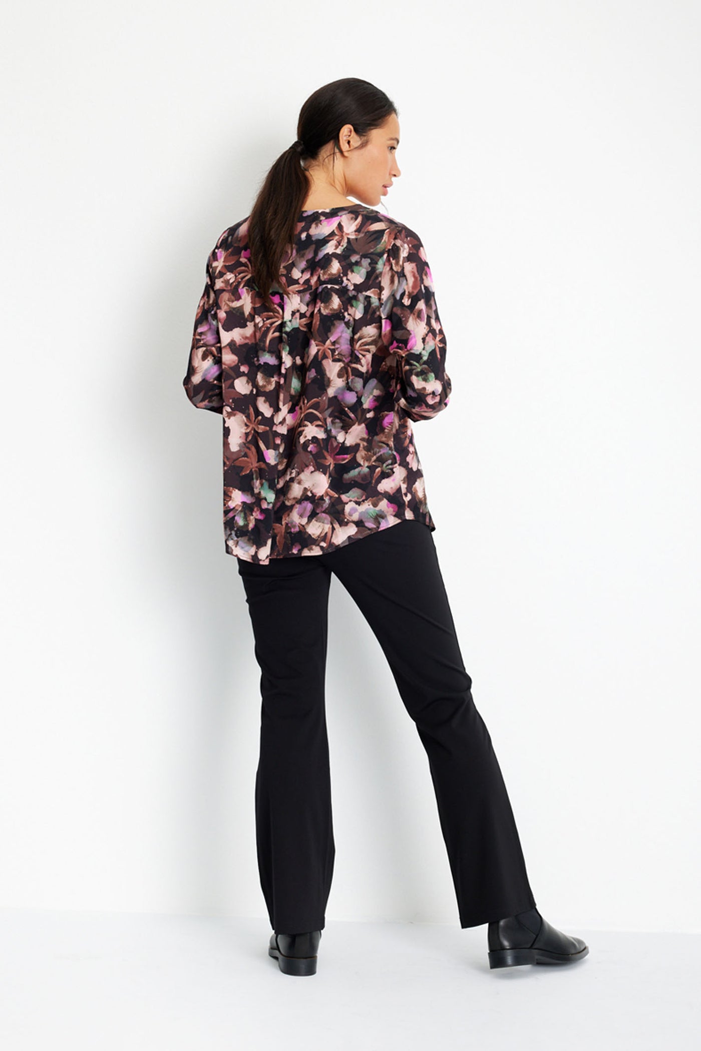 Haily Boot cut pants SORT - 15355