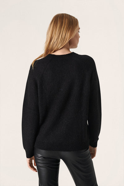 SLTuesday Raglan Pullover LS Black - 30406265 Thumbnail