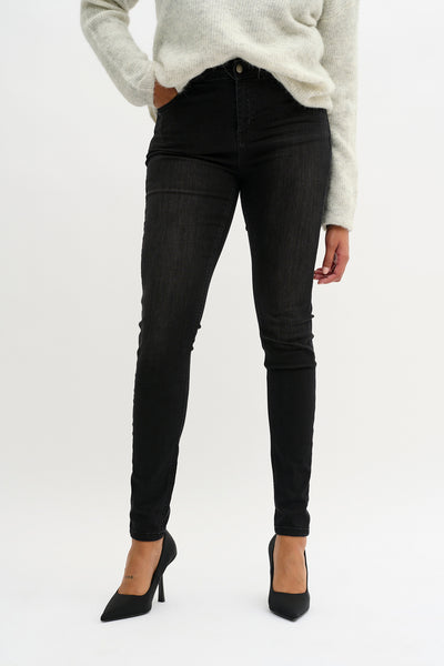 39 THE NORA HIGH 100 SLIM Y Black Wash - 10704196 Thumbnail