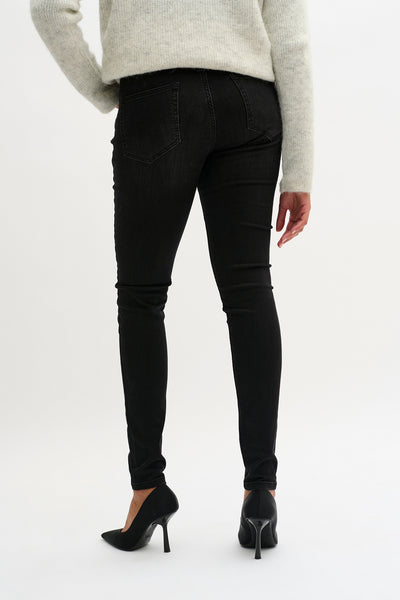 39 THE NORA HIGH 100 SLIM Y Black Wash - 10704196 Thumbnail