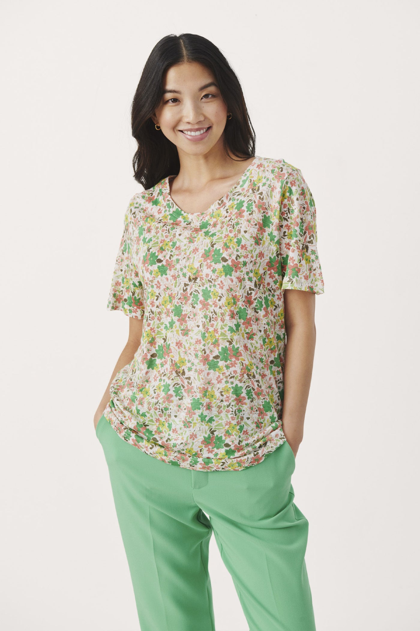 NemiasPW TS Green Flower Print - 30307532
