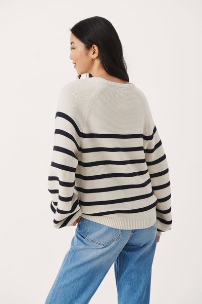SayaPW PU Dark Navy Stripe - 30307539 Thumbnail