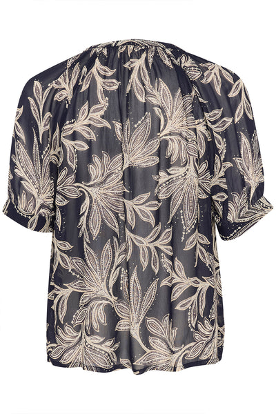 PopsyPW BL Dark Navy Delicate Leaf - 30307904 Thumbnail