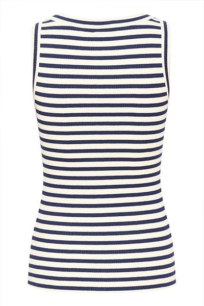 DagnaIW Striped Tank Whisper White/ Midnight Magic - 30107268 Thumbnail