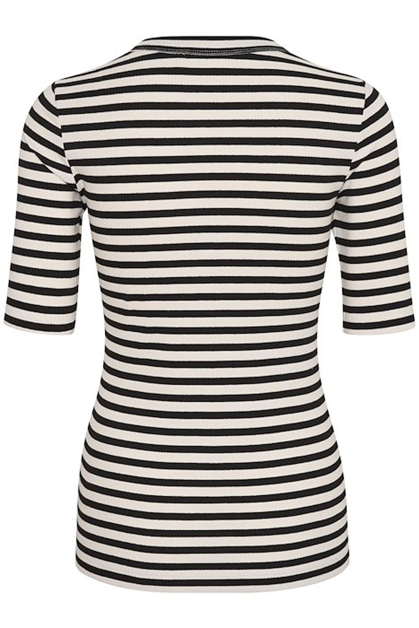 DagnaIW Striped T-Shirt Black / Whisper White - 30107269