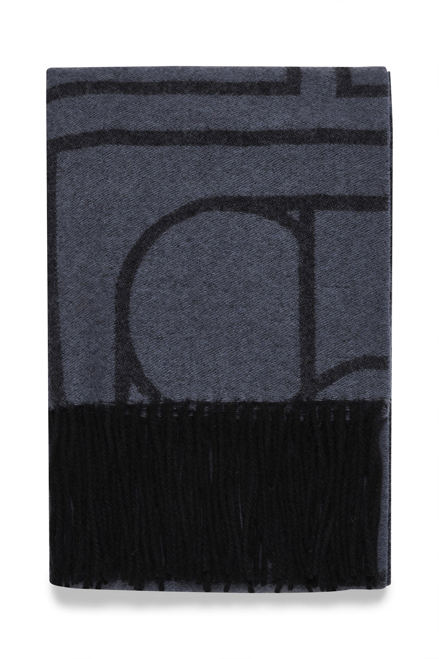 SLPentile Scarf Grisaille with black jaquard - 30406123