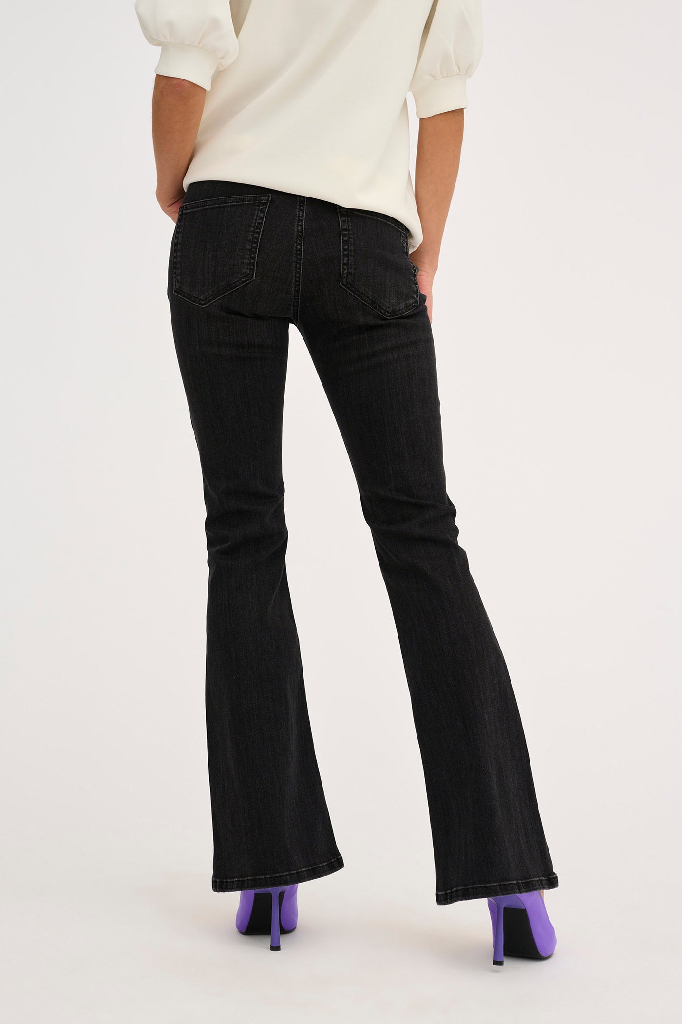 36 THE DEKOTA 100 HIGH BOOTCUT Black Wash - 10704209