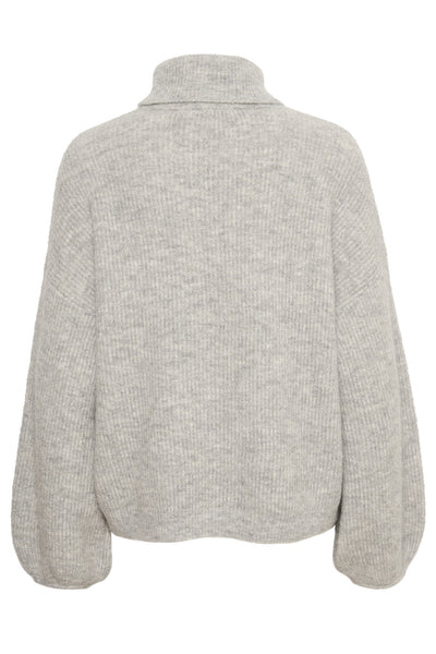 AlphaGZ ls rollneck NOOS Light Grey Melange - 10906730 Thumbnail