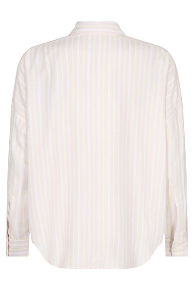 JANIS STRIPE SHIRT Silver Pink - 151160 Thumbnail
