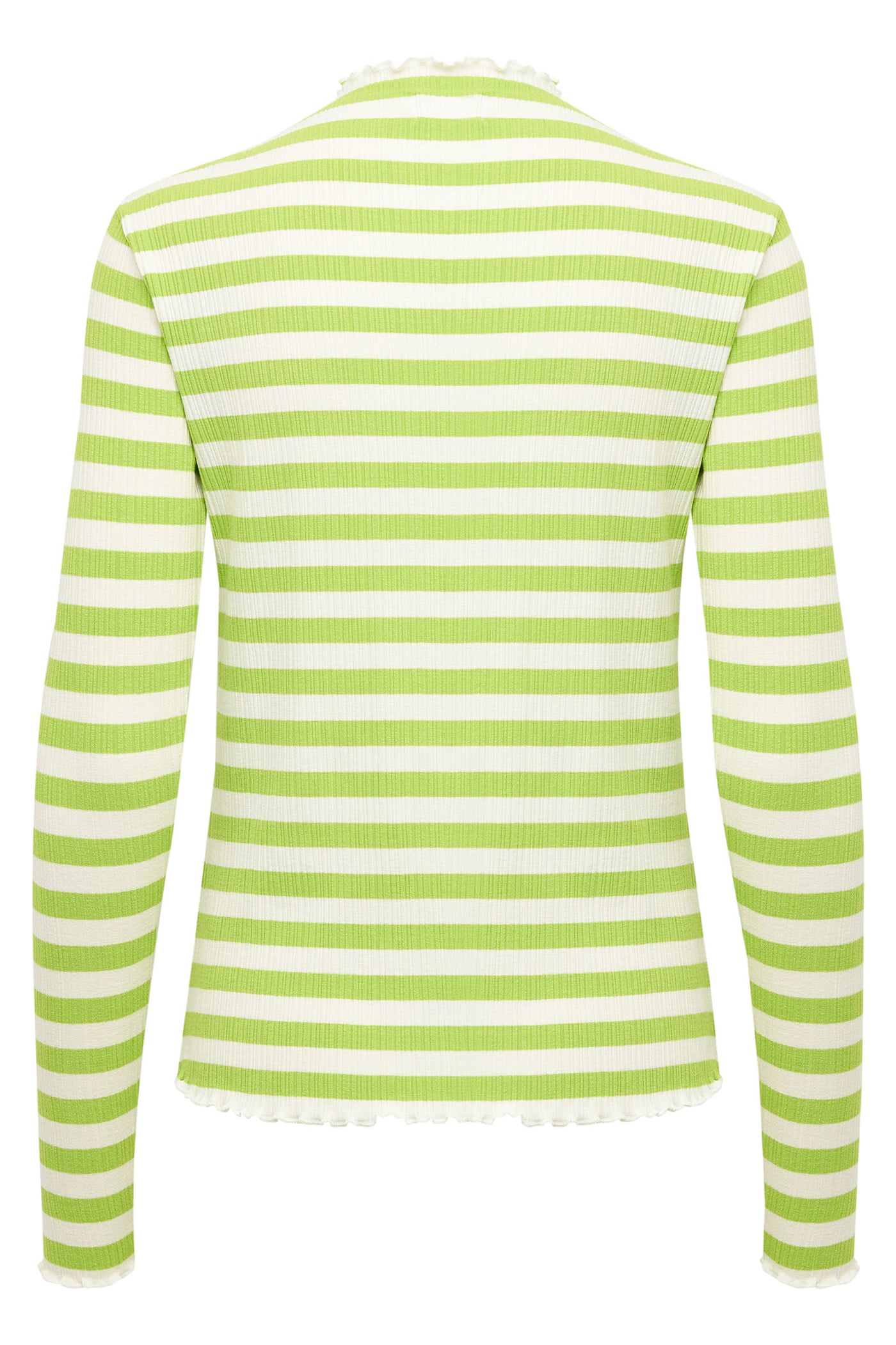 CandaceKB Big Stripe LS Bright Lime Green - 10104638