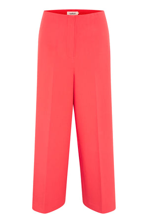 SLCorinne Wide Pants Hot Coral - 30407013