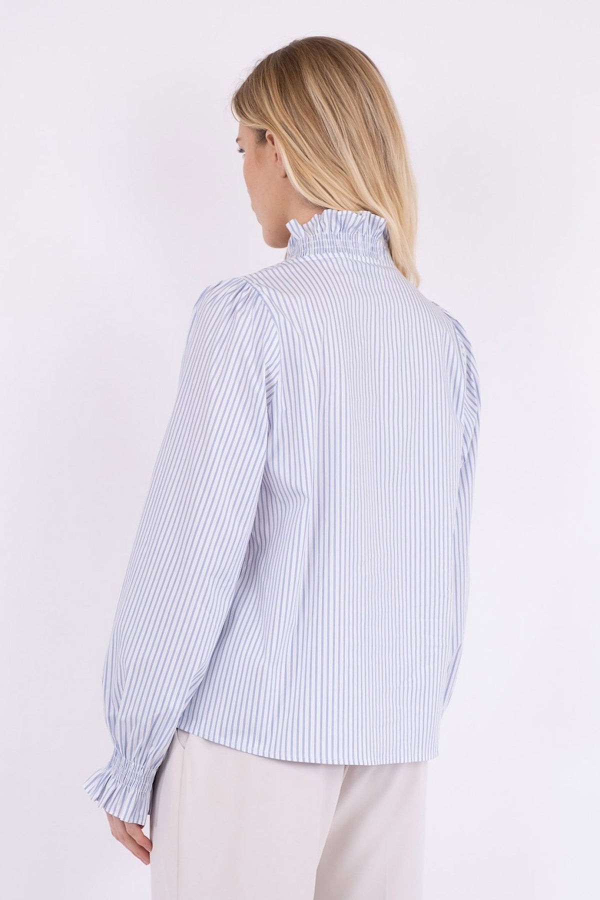 Brielle stripe White / light blue - 159701