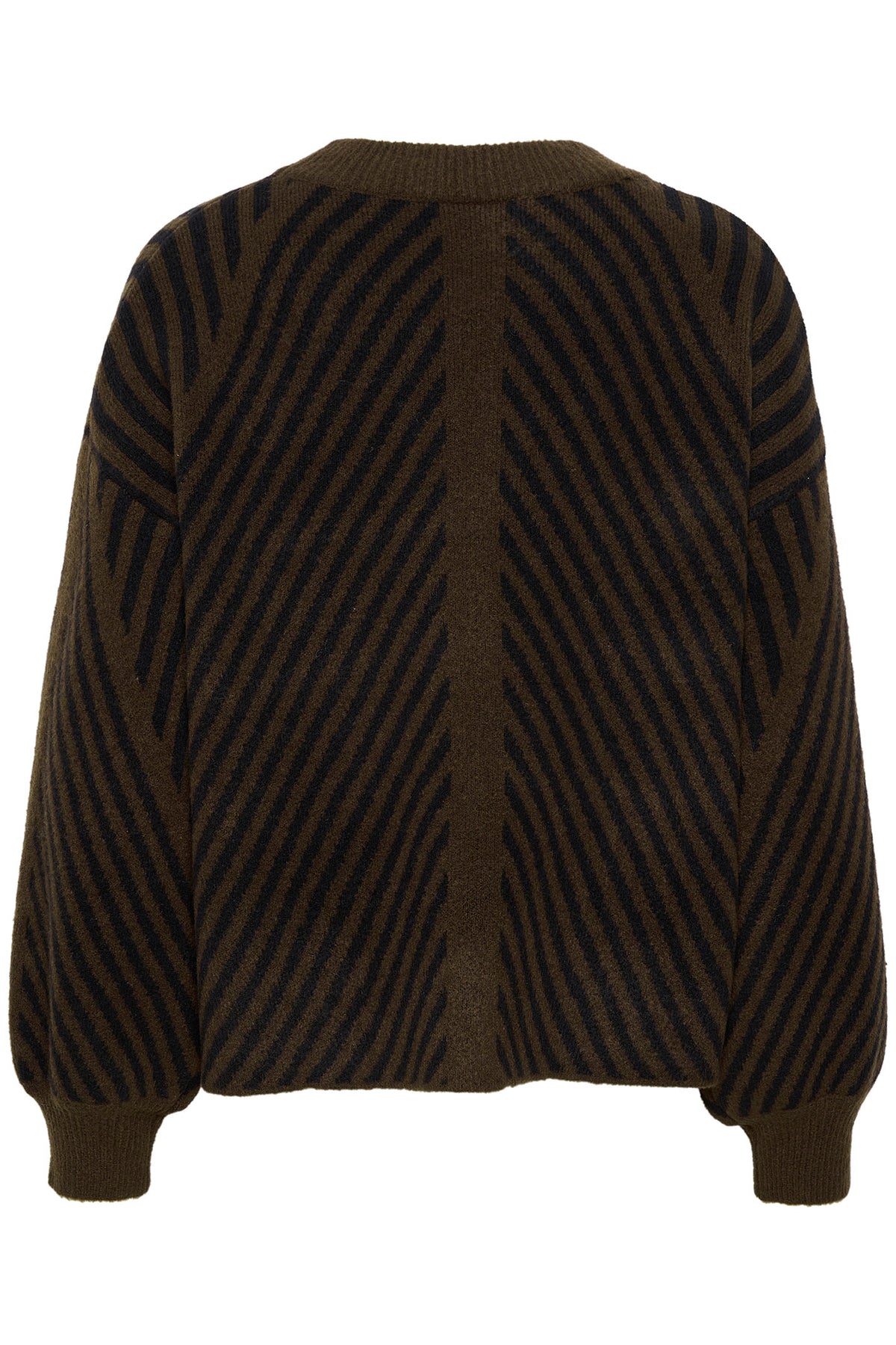 KAvera Knit Pullover Java/Black Stripe - 10507817