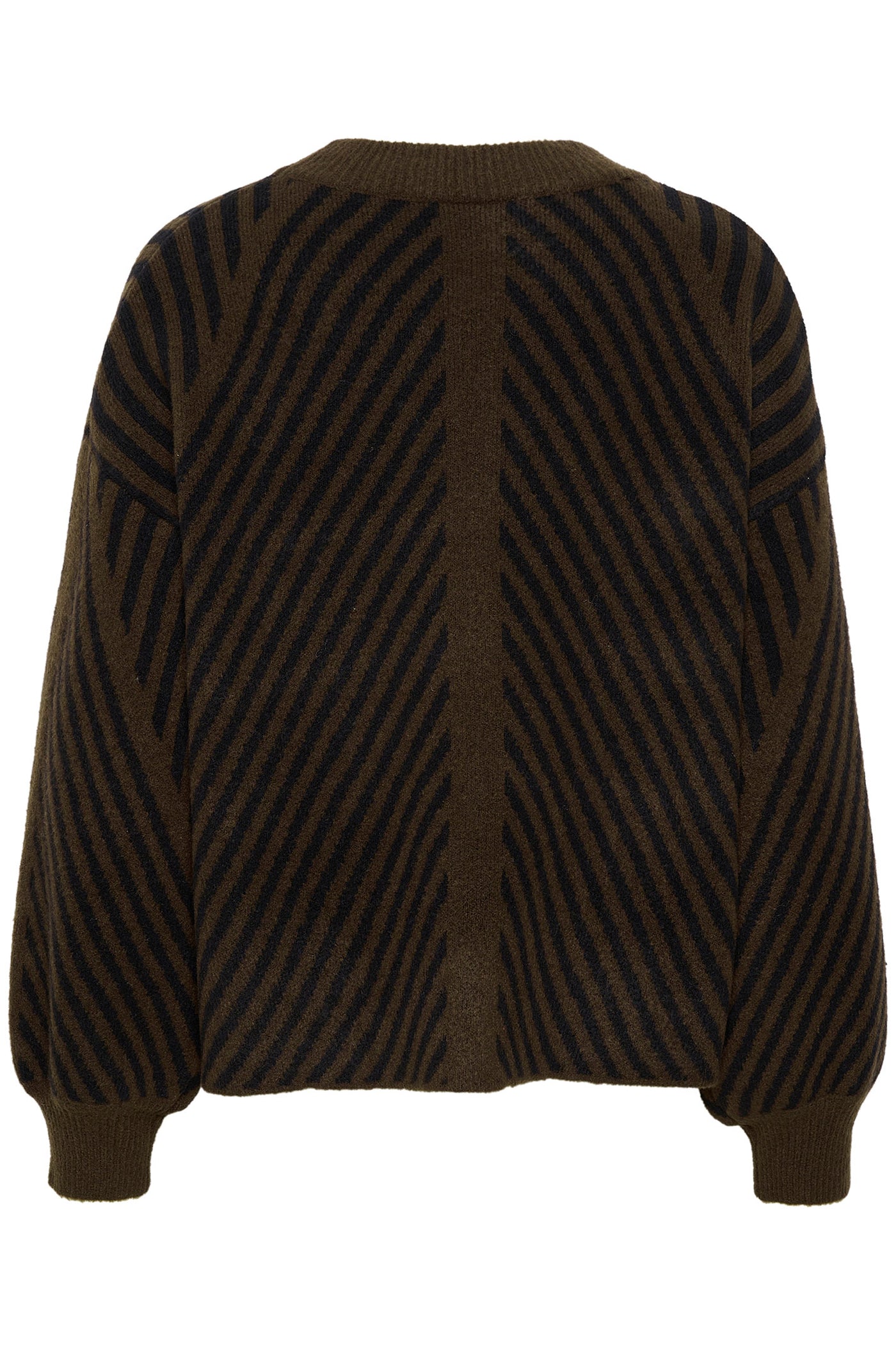 KAvera Knit Pullover Java/Black Stripe - 10507817
