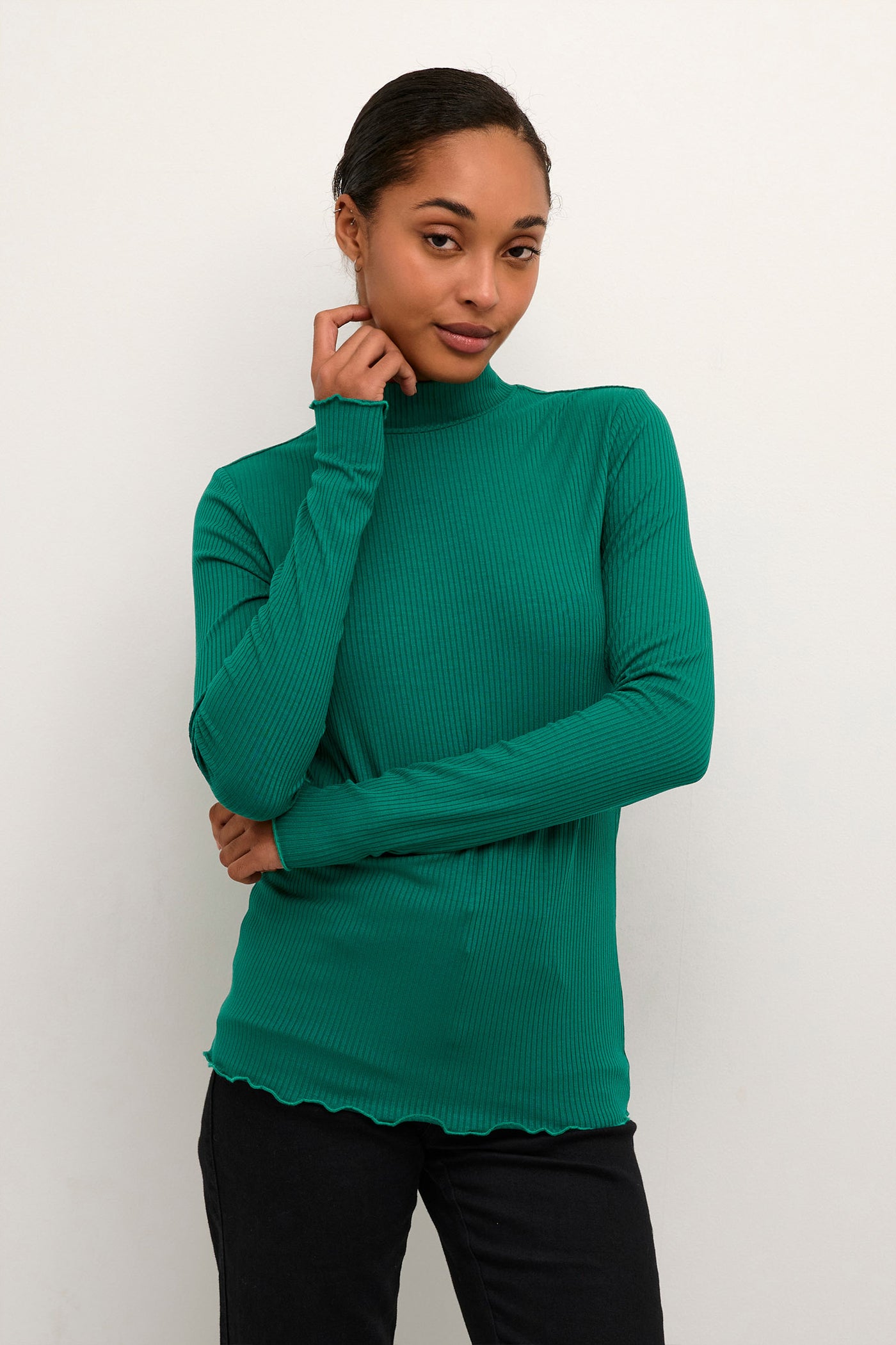 KAdrew Turtleneck T-Shirt Aventurine - 10507922