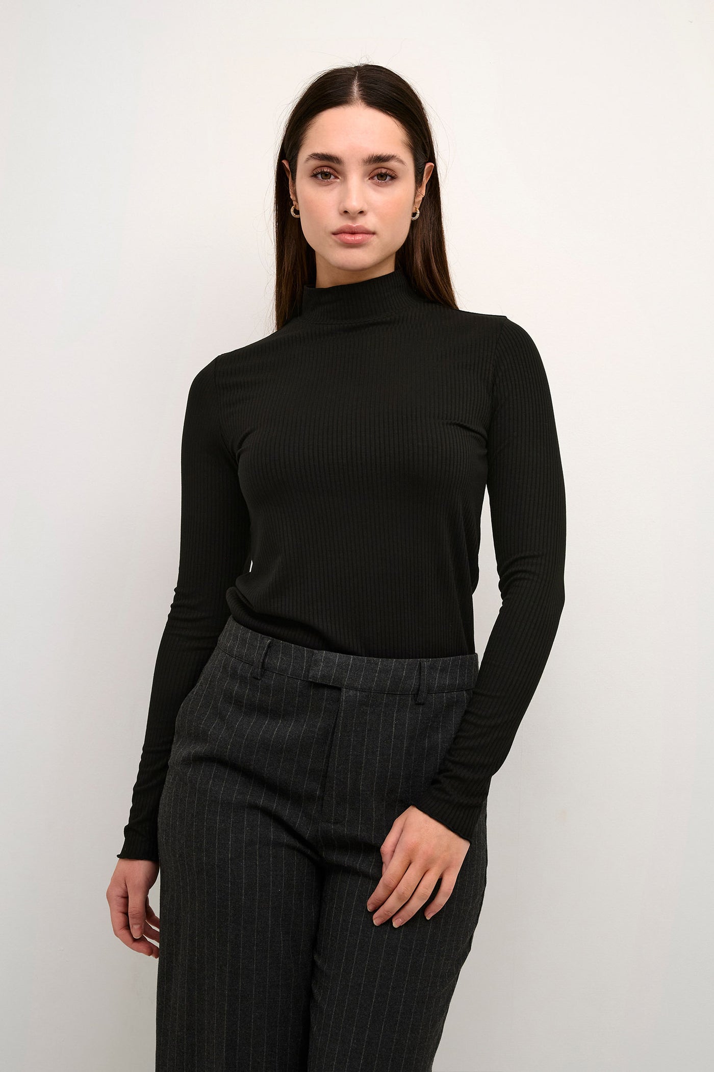 KAdrew Turtleneck T-Shirt Black deep - 10507922
